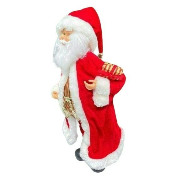 Vintage Classic Santa‎ Claus Doll Christmas Figure Tabletop Holiday Decor 16in - Picture 4 of 8